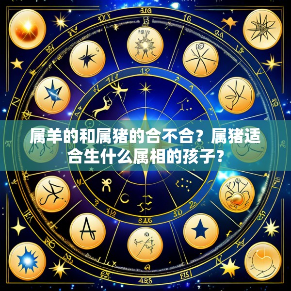 属羊的和属猪的合不合？属猪适合生什么属相的孩子？