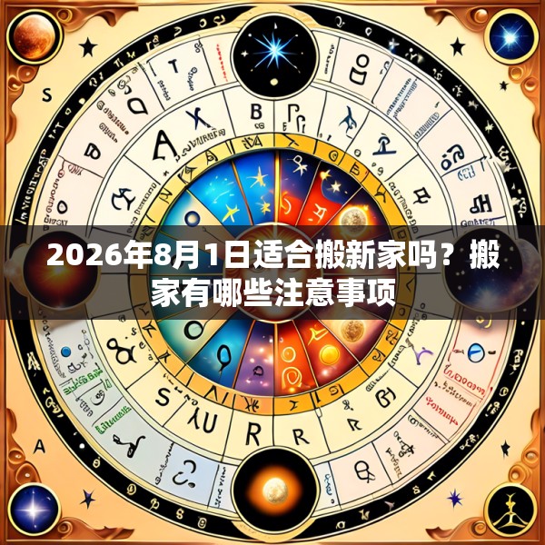 2026年8月1日适合搬新家吗?搬家有哪些注意事项