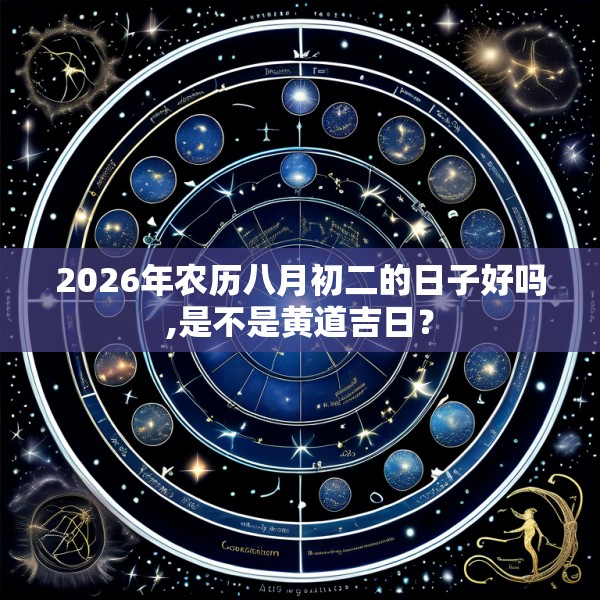 2026年农历八月初二的日子好吗,是不是黄道吉日?