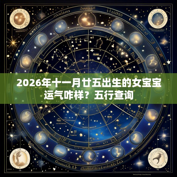 2026年十一月廿五出生的女宝宝运气咋样？五行查询