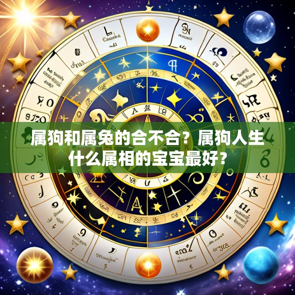 属狗和属兔的合不合?属狗人生什么属相的宝宝最好?