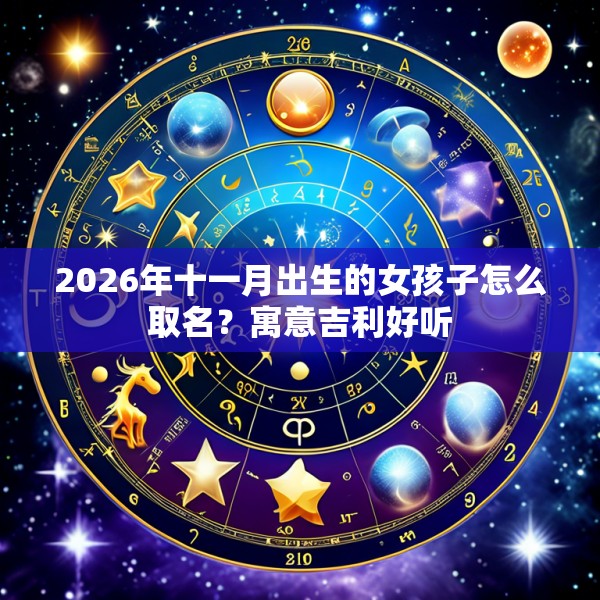 2026年十一月出生的女孩子怎么取名?寓意吉利好听