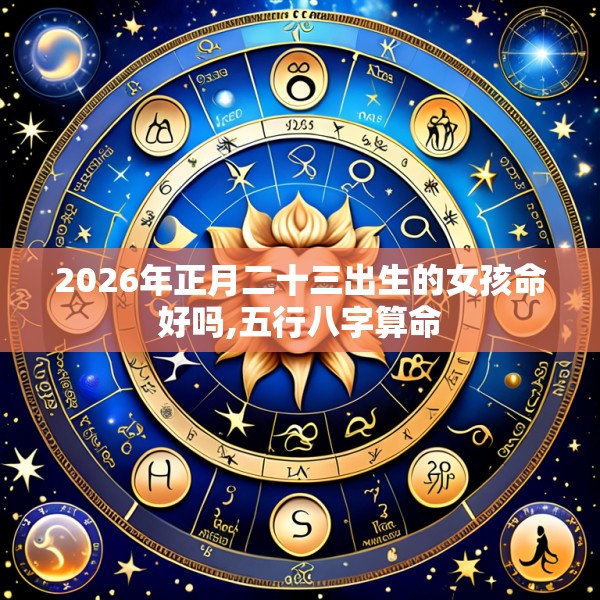 2026年正月二十三出生的女孩命好吗,五行八字算命