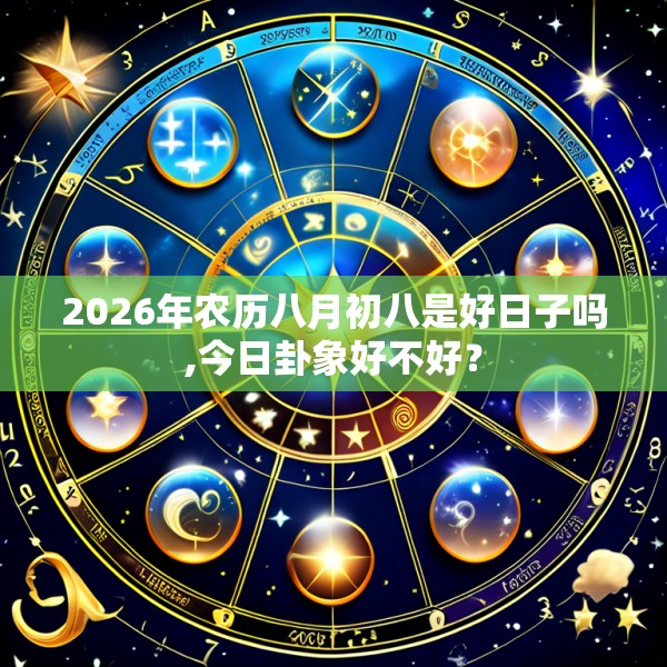 2026年农历八月初八是好日子吗,今日卦象好不好?