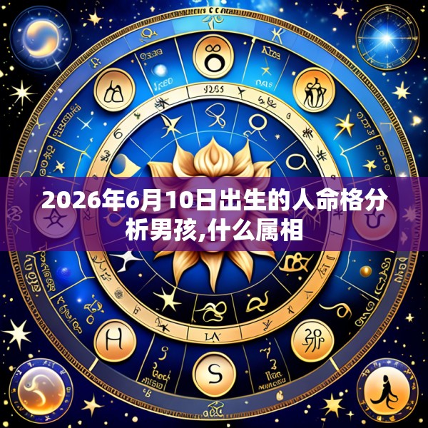 2026年6月10日出生的人命格分析男孩,什么属相