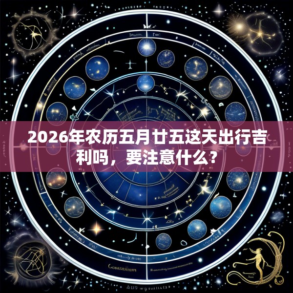 2026年农历五月廿五这天出行吉利吗，要注意什么？