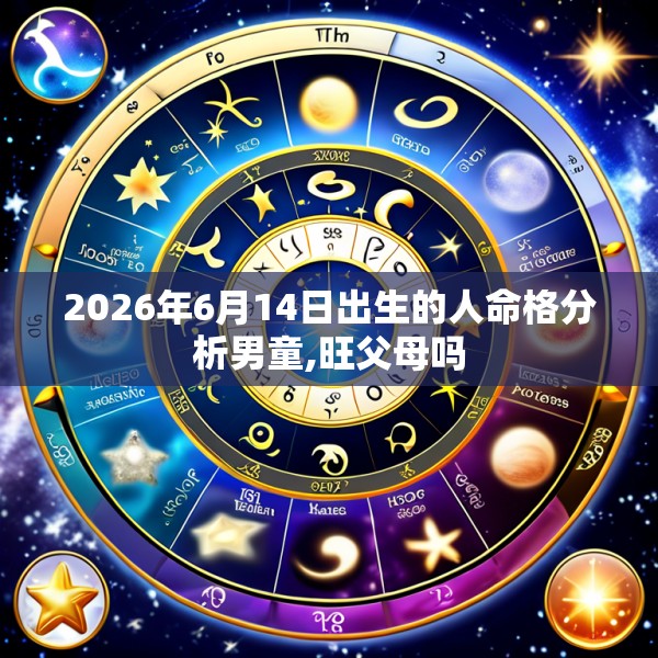 2026年6月14日出生的人命格分析男童,旺父母吗