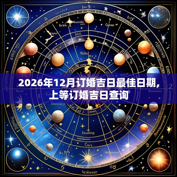 2026年12月订婚吉日最佳日期,上等订婚吉日查询