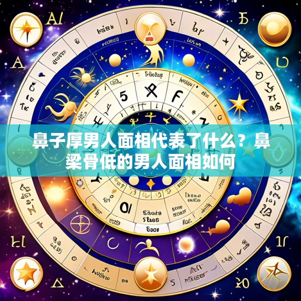 鼻子厚男人面相代表了什么？鼻梁骨低的男人面相如何