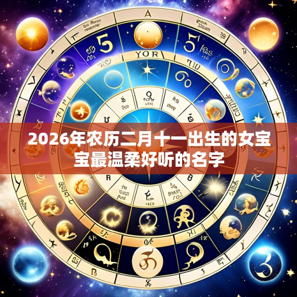 2026年农历二月十一出生的女宝宝最温柔好听的名字