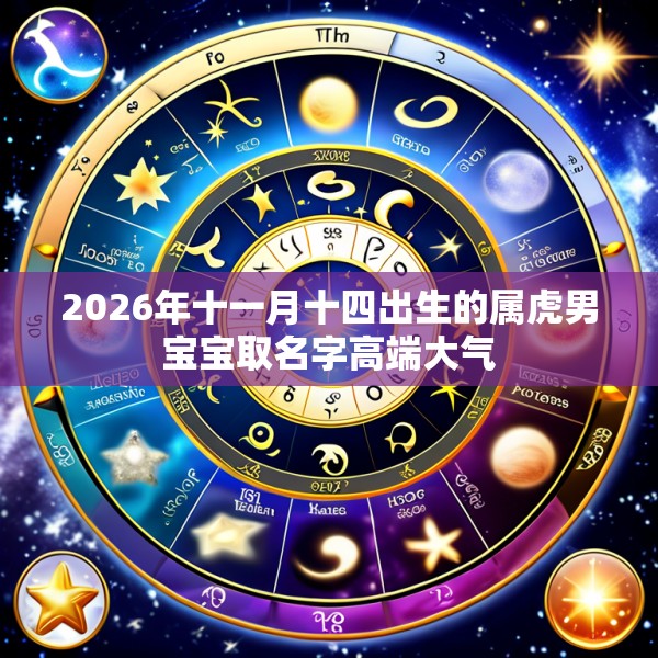 2026年十一月十四出生的属虎男宝宝取名字高端大气