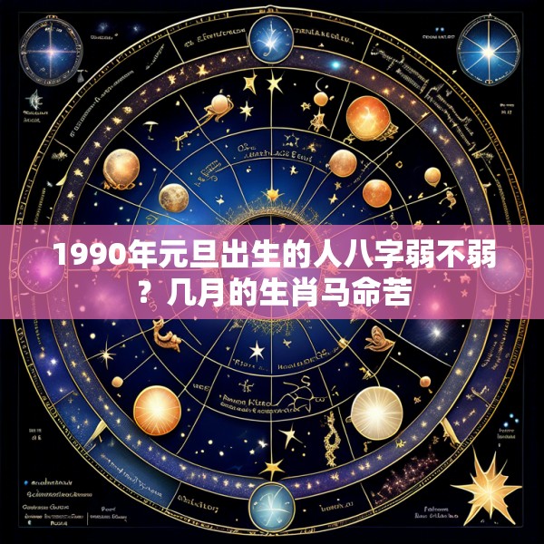 1990年元旦出生的人八字弱不弱？几月的生肖马命苦