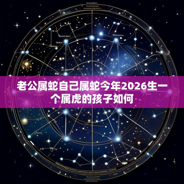 老公属蛇自己属蛇今年2026生一个属虎的孩子如何