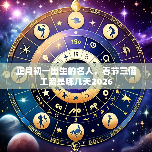 正月初一出生的名人，春节三倍工资是哪几天2026