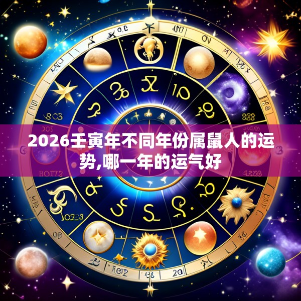 2026壬寅年不同年份属鼠人的运势,哪一年的运气好