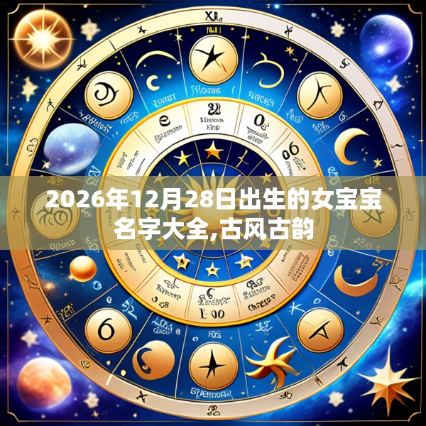2026年12月28日出生的女宝宝名字大全,古风古韵