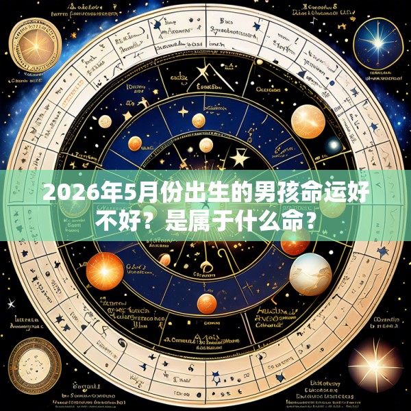 2026年5月份出生的男孩命运好不好？是属于什么命？