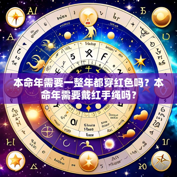 本命年需要一整年都穿红色吗?本命年需要戴红手绳吗?
