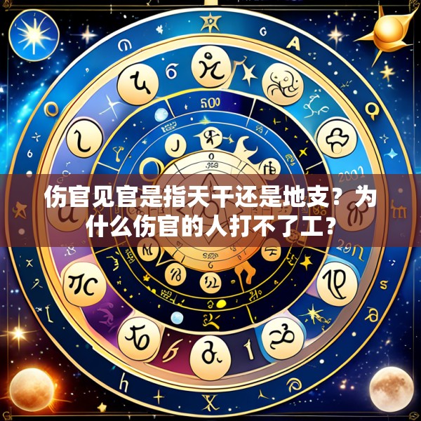 伤官见官是指天干还是地支？为什么伤官的人打不了工？