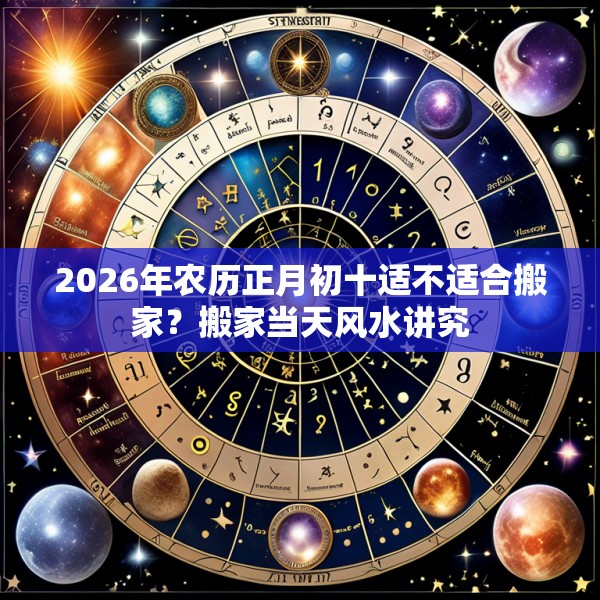 2026年农历正月初十适不适合搬家?搬家当天风水讲究