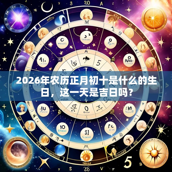 2026年农历正月初十是什么的生日,这一天是吉日吗?
