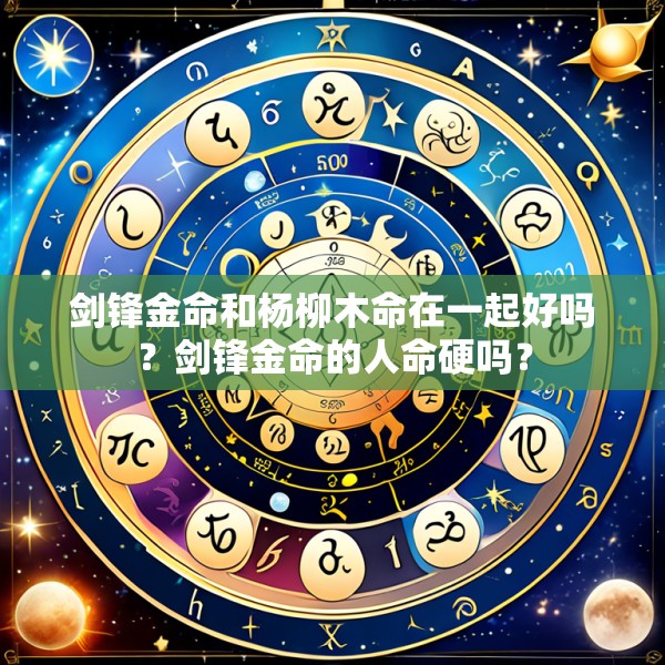 剑锋金命和杨柳木命在一起好吗？剑锋金命的人命硬吗？