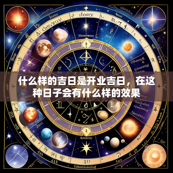什么样的吉日是开业吉日,在这种日子会有什么样的效果