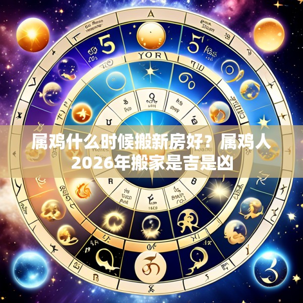 属鸡什么时候搬新房好?属鸡人2026年搬家是吉是凶