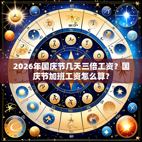 2026年国庆节几天三倍工资？国庆节加班工资怎么算？