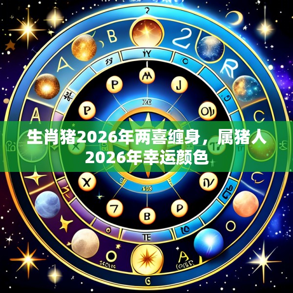 生肖猪2026年两喜缠身，属猪人2026年幸运颜色
