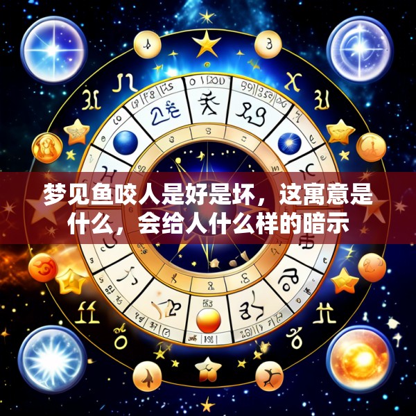 梦见鱼咬人是好是坏,这寓意是什么,会给人什么样的暗示