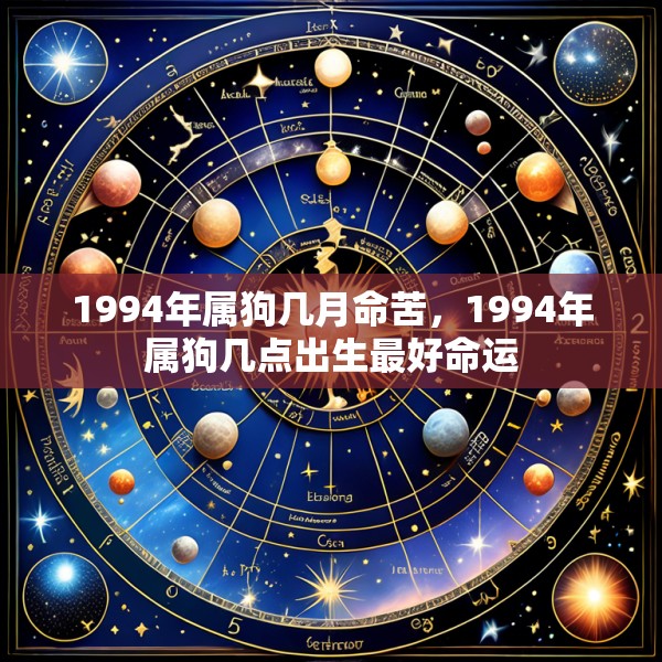 1994年属狗几月命苦,1994年属狗几点出生最好命运