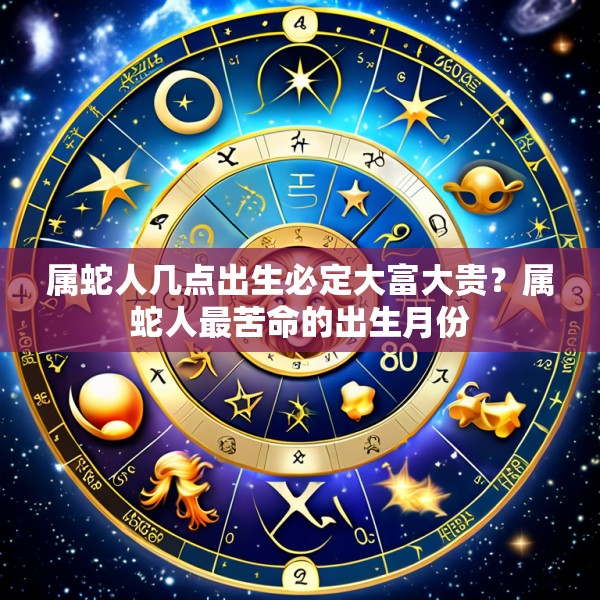 属蛇人几点出生必定大富大贵?属蛇人最苦命的出生月份