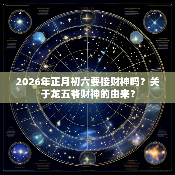 2026年正月初六要接财神吗？关于龙五爷财神的由来？