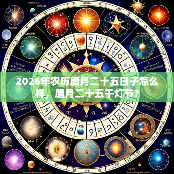 2026年农历腊月二十五日子怎么样，腊月二十五千灯节？
