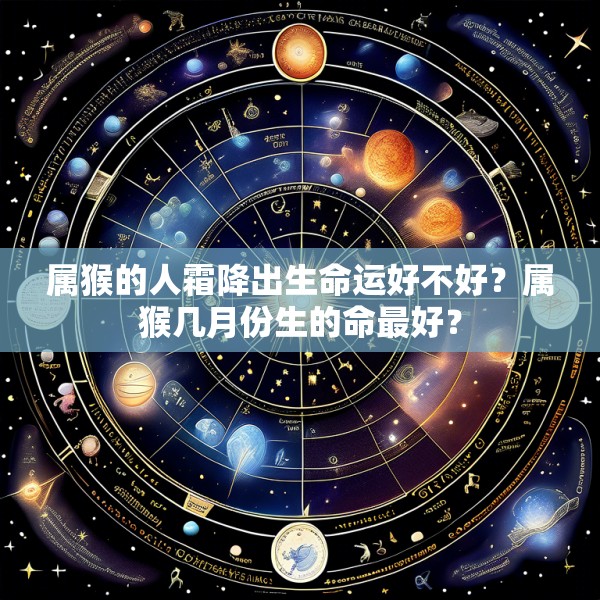 属猴的人霜降出生命运好不好?属猴几月份生的命最好?