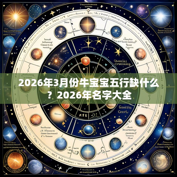 2026年3月份牛宝宝五行缺什么？2026年名字大全