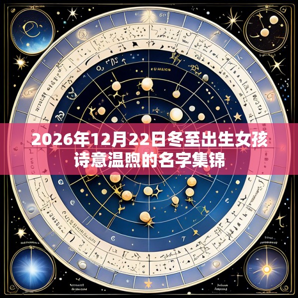 2026年12月22日冬至出生女孩诗意温煦的名字集锦
