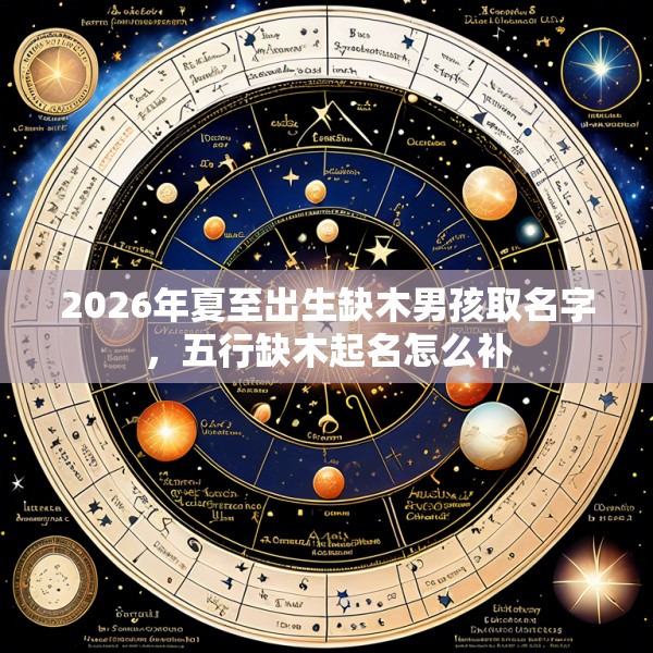 2026年夏至出生缺木男孩取名字，五行缺木起名怎么补