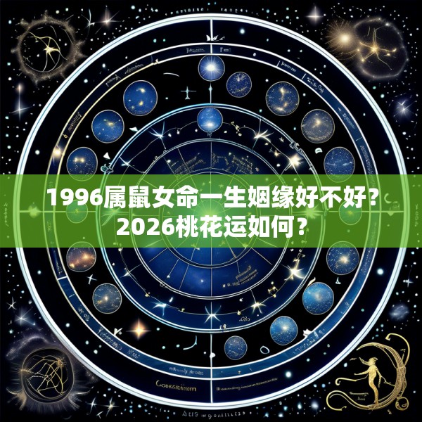 1996属鼠女命一生姻缘好不好？2026桃花运如何？