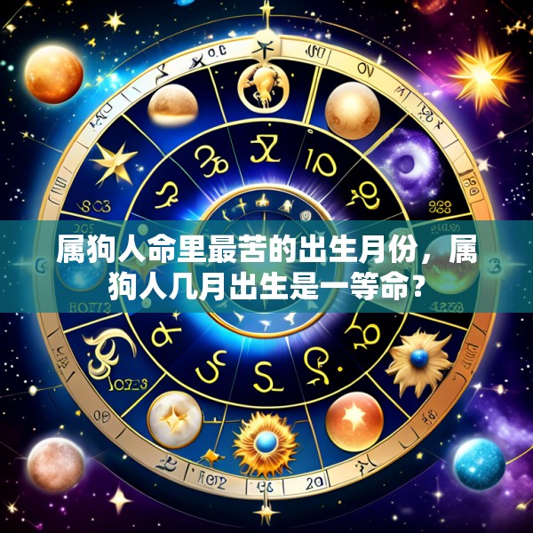 属狗人命里最苦的出生月份,属狗人几月出生是一等命?