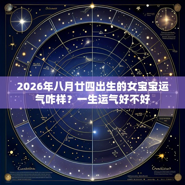 2026年八月廿四出生的女宝宝运气咋样？一生运气好不好