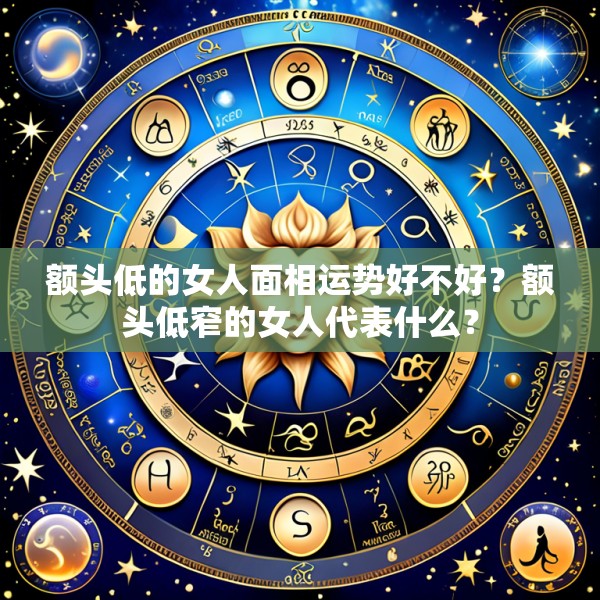 额头低的女人面相运势好不好？额头低窄的女人代表什么？