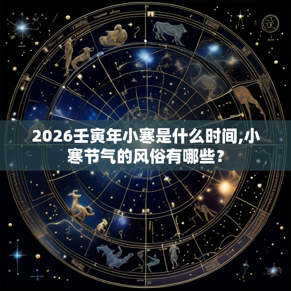 2026壬寅年小寒是什么时间,小寒节气的风俗有哪些？