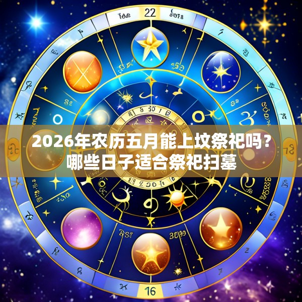 2026年农历五月能上坟祭祀吗?哪些日子适合祭祀扫墓