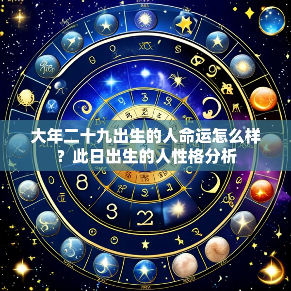 大年二十九出生的人命运怎么样？此日出生的人性格分析