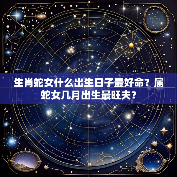 生肖蛇女什么出生日子最好命？属蛇女几月出生最旺夫？