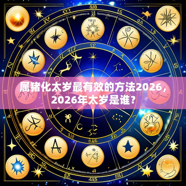 属猪化太岁最有效的方法2026,2026年太岁是谁?