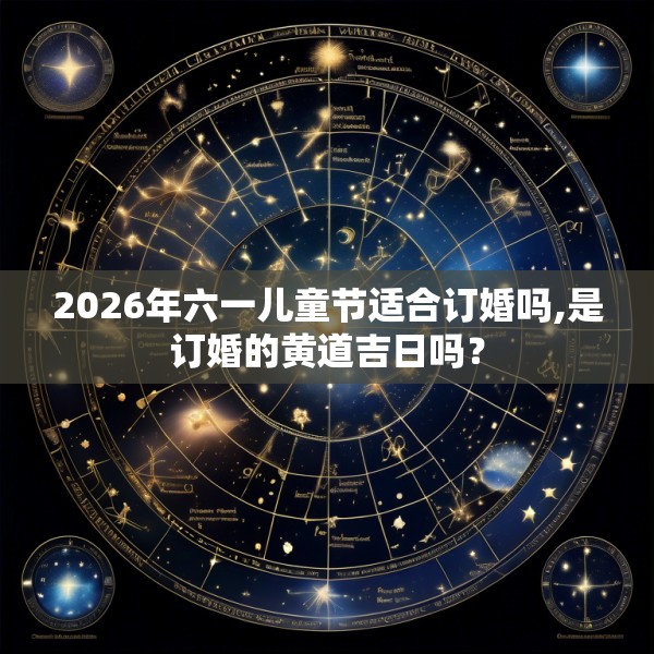 2026年六一儿童节适合订婚吗,是订婚的黄道吉日吗？