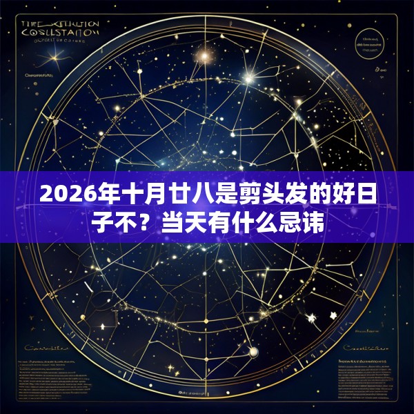 2026年十月廿八是剪头发的好日子不？当天有什么忌讳